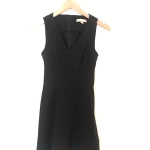 Banana Republic Black Dress w Flared Skirt